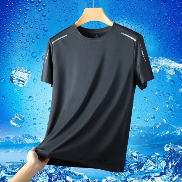 Breathable Men T Shirt Quick-drying Short Sleeve T-shirts Summer Round Neck Tshirt Sports Tee Men Tops Breathable Men T Shirt Quick-drying Short Sleeve T-shirts Summer Round Neck Tshirt Sports Tee Men Tops